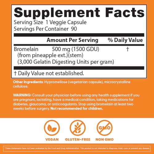 Doctor's Best bromelain may support joint wellness as part of a balanced routine.