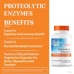 Doctor's Best bromelain-papain blend highlighting versatile digestive support.