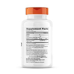 Doctor's Best Collagen Types 1 & 3 label close-up with ingredients