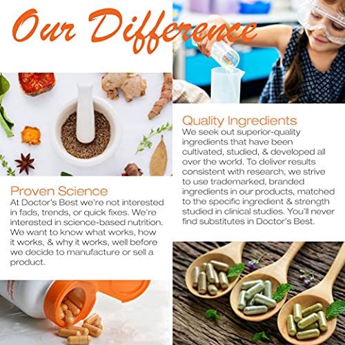 Doctor's Best collagen nutrition panel highlighting types I and III and vitamin C