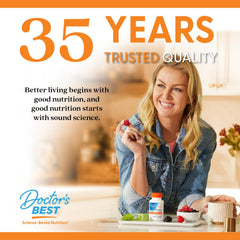 Doctor's Best CoQ10 capsule close-up highlighting vegan formula