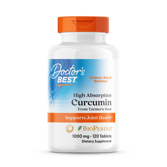 Doctor's Best curcumin C3 complex bottle for daily joint support