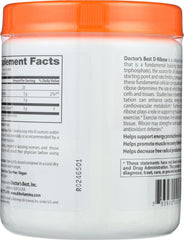 Doctor's Best D-Ribose powder with scoop ready for energy support.