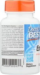 Label of Doctor's BEST Digestive Enzymes highlighting potency