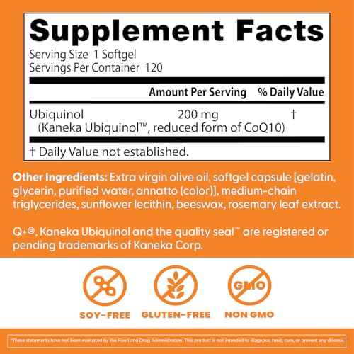 Packaging box image highlighting non-GMO, gluten-free, and soy-free credentials.