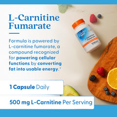 Doctor's Best L-Carnitine Fumarate pictured on shelf for daily use