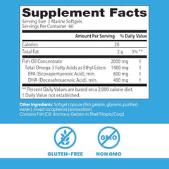 Doctor's Best light color omega-3 softgels signaling high purity and easy daily intake
