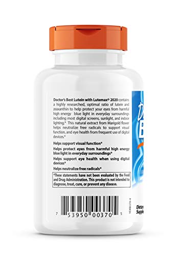 Doctor's Best Lutein softgel bottle in hand suggests easy daily routine while supporting comfort and clarity.