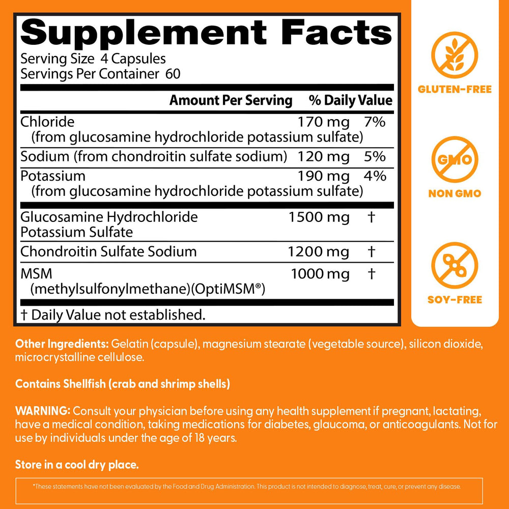 Doctor's Best msm capsules close-up highlights OptiMSM for potential flexibility