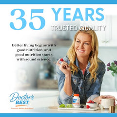Doctor's Best packaging image shows a 360-count bottle for ongoing digestive routine.