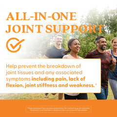 Bottle and packaging suggest a six-month supply for ongoing joint support.