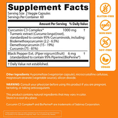 Front view of Doctor's Best turmeric curcumin bottle with label.