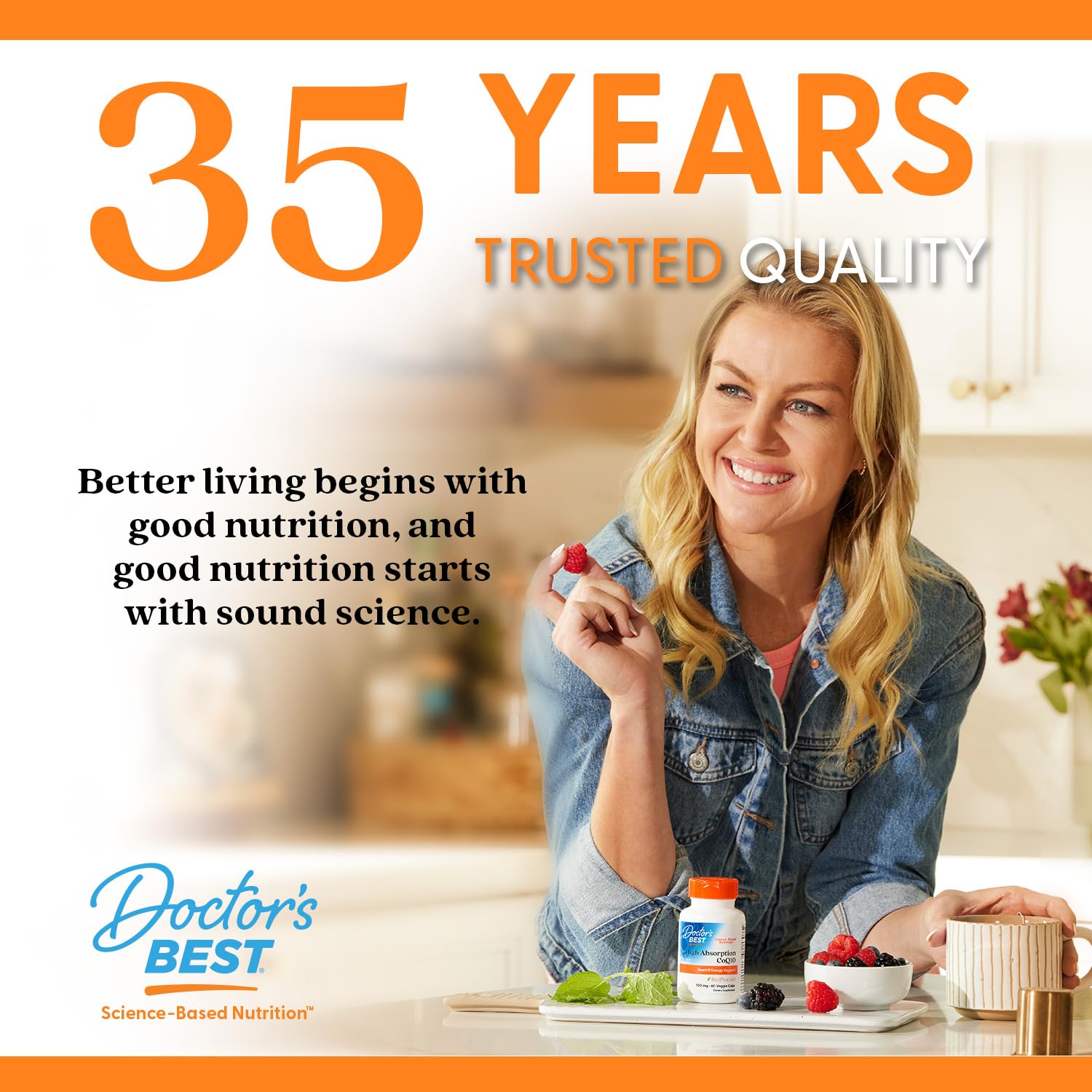 Vegan, gluten-free capsules from Doctor's Best turmeric curcumin.