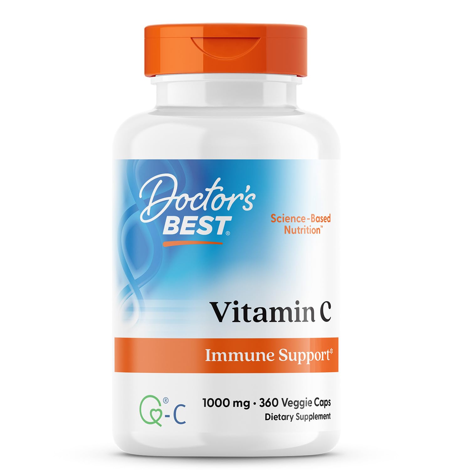 Doctor's Best Vitamin C 1000mg bottle for daily immune support