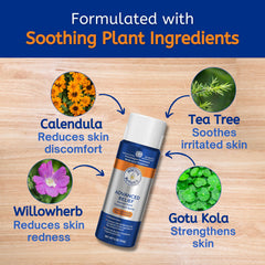 Doctor Butler's Advanced Relief spray demonstrates sensitive-skin friendly formula