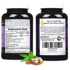 Doctors Nutra Muscle Ezze PM Plus capsules close-up gluten-free daily relaxant option
