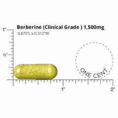 DOCTORS' PREFERRED Berberine clinical grade bottle shows purity testing