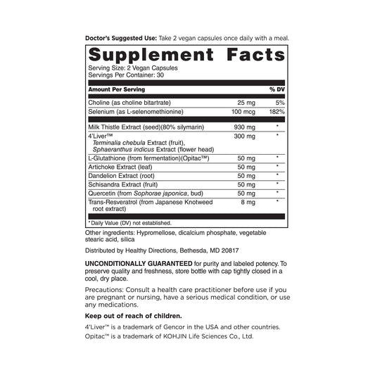 DOCTORS' PREFERRED Liver+ Revive & Restore capsules close-up for easy daily intake