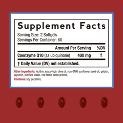 Doctor's Recipes CoQ10 softgels ready to support steady daily energy.