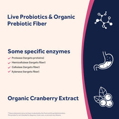 Delayed-release capsules from Doctor's Recipes Probiotics for Women reach the gut.