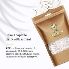 Doctors Scientific DSO ADK capsules hint at improved bone density and vascular support.
