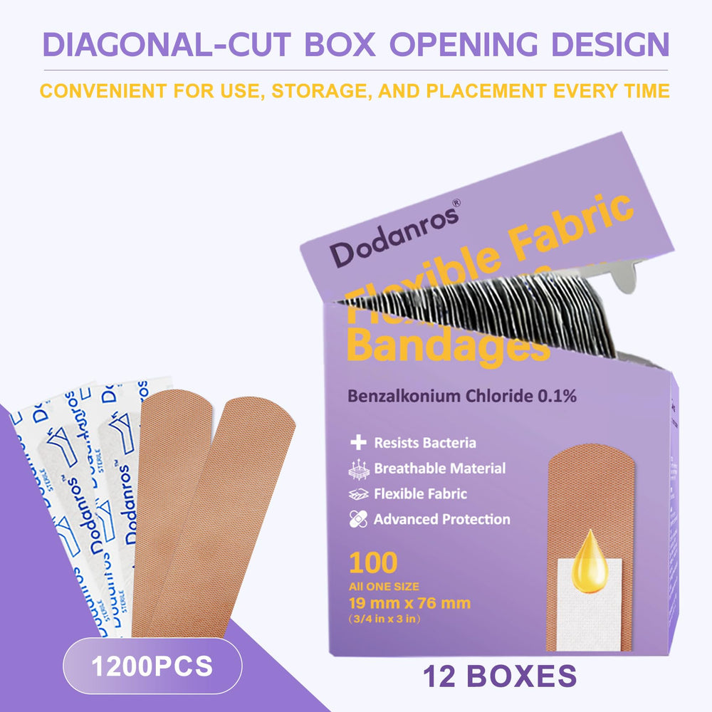 Dodanros benzalkonium sterile bandages provide hygienic protection options.