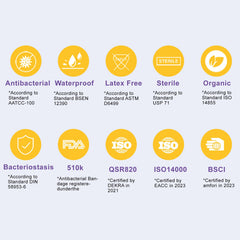 Dodanros multi-use bandages fit home, school, and workplace first aid.