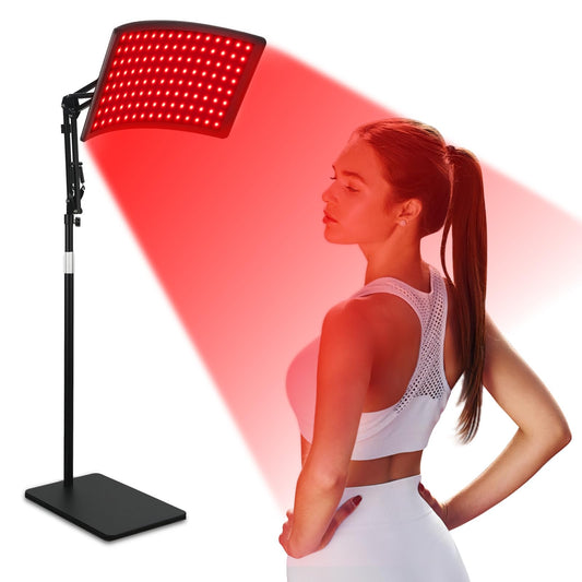 Doinart red light therapy panel front view emitting 660nm red light for facial care