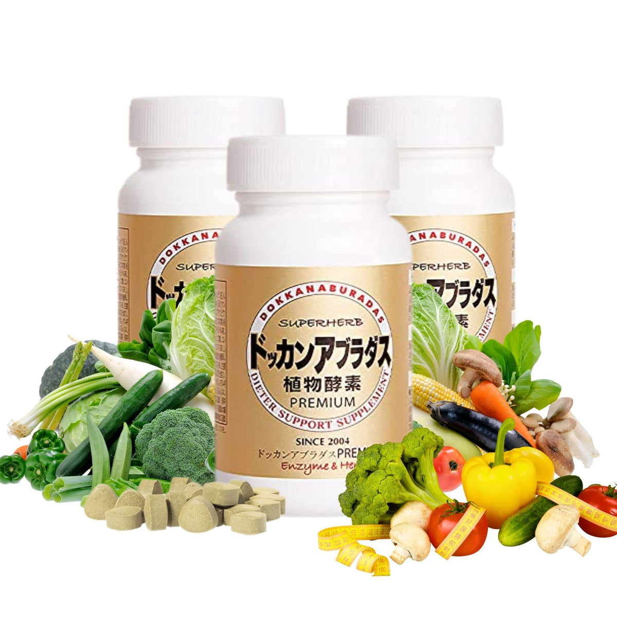 Dokkanaburadas balance bottle pour for daily digestive support.