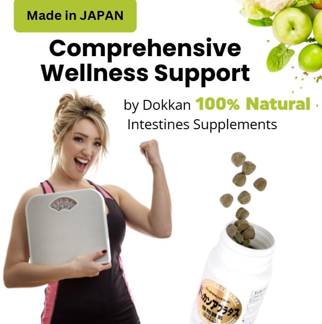 DOKKANABURADAS capsules closeup highlights convenient fibers for gut health.