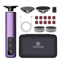 Dolcevitae electric foot callus remover with 9 speeds for customizable pedicure care.