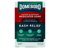 Bathroom setup with Domeboro package for easy at home use
