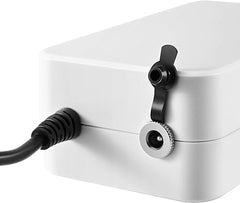 Domeiziy US plug charger powering the battery quickly.