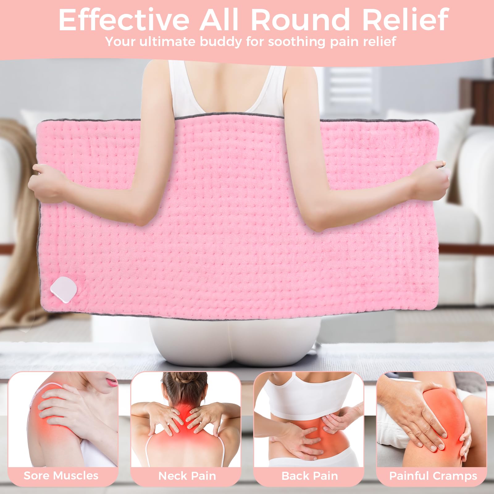 Domigard moist heat option delivers deeper warmth for relief.