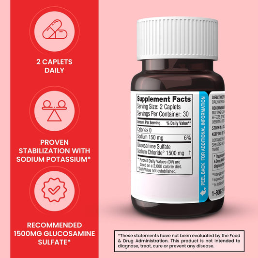 DONA caplets pouring, easy daily dosing for joint comfort
