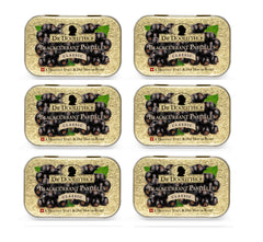 DOOLITTLE blackcurrant soft pastilles tin front view for throat moisture support