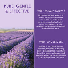 Hydrates and softens skin after application with Doracome magnesium cream.