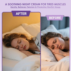 Light Lavender scented Doracome cream offers a gentle, comforting note at night.