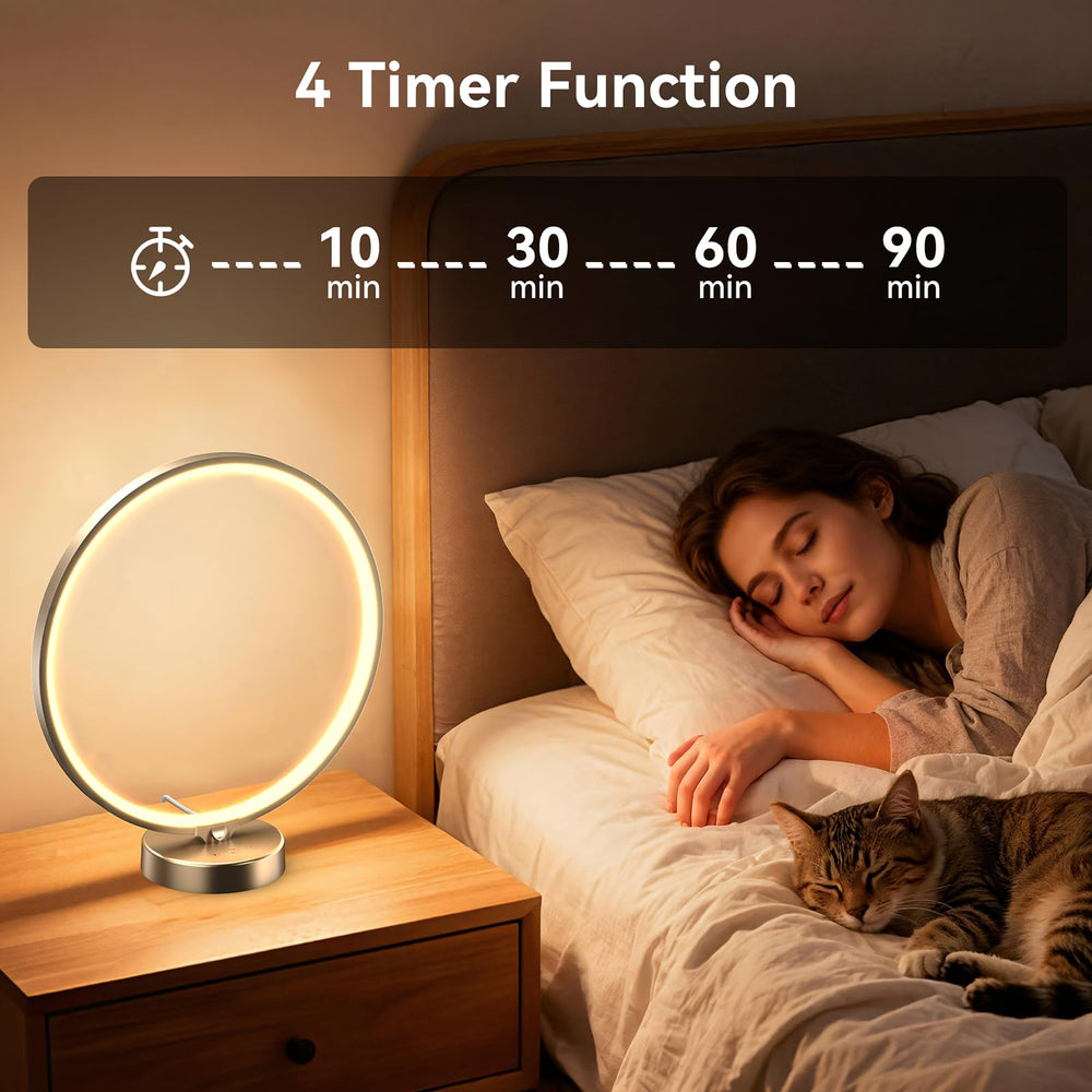 Doraubia Sunlight Lamp touch memory keeps your last settings.