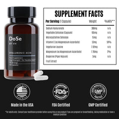 DoSe by VH packaging with healthy eyes graphic indicating moisture support