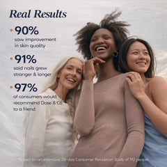 DOSE & CO Vanilla Collagen Creamer ingredients panel highlights Type I & III collagen
