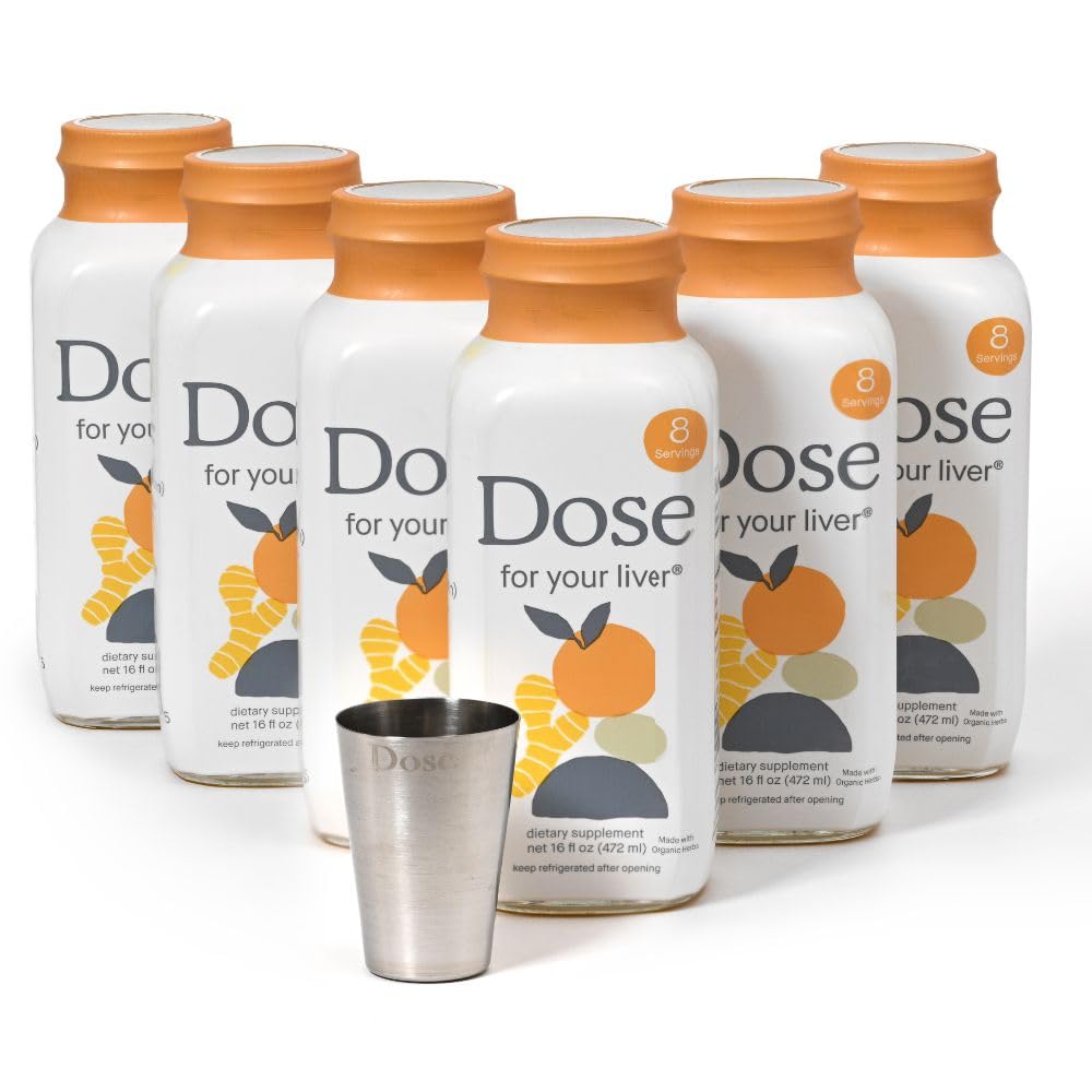 Dose for Your Liver bottle front view with organic blend for daily liver support