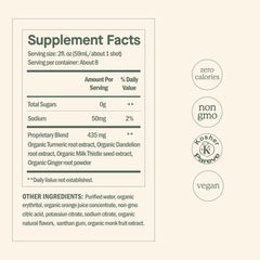 Dose for Your Liver daily 2 oz shot supports regular routine