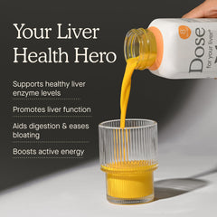 Dose for Your Liver engraved shot glass for precise 2 oz portions