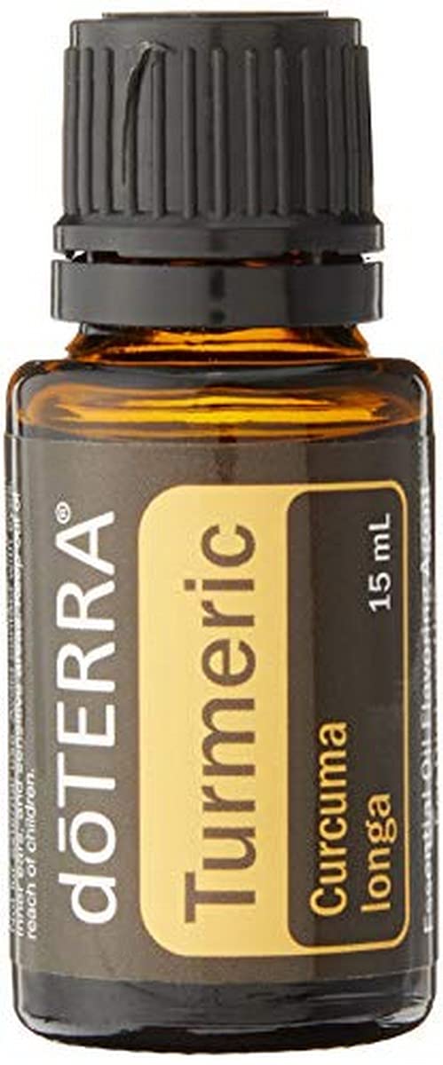 doTERRA turmeric oil 15ml bottle for uplifting aroma and mood support