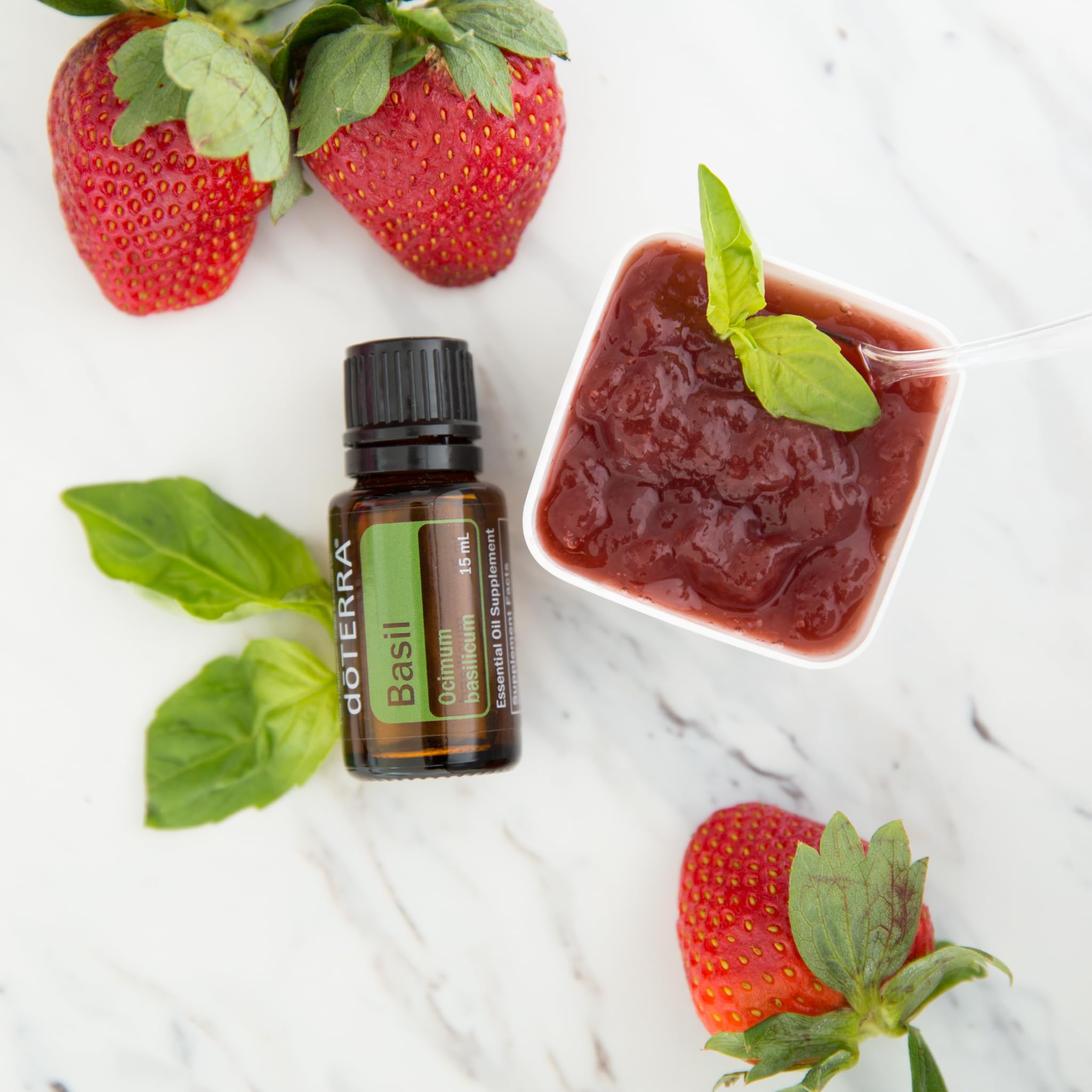 doTERRA Basil oil enhancing Italian dishes with fresh herbal flavor