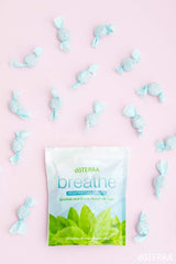 doTERRA Breathe drops pour scene suggesting soothing use