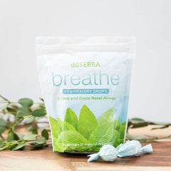 doTERRA Breathe drops travel-friendly packaging for on-the-go relief
