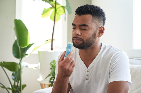 doTERRA Breathe Vapor Stick applied to skin with a smooth quick glide
