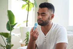 doTERRA Breathe Vapor Stick applied to skin with a smooth quick glide